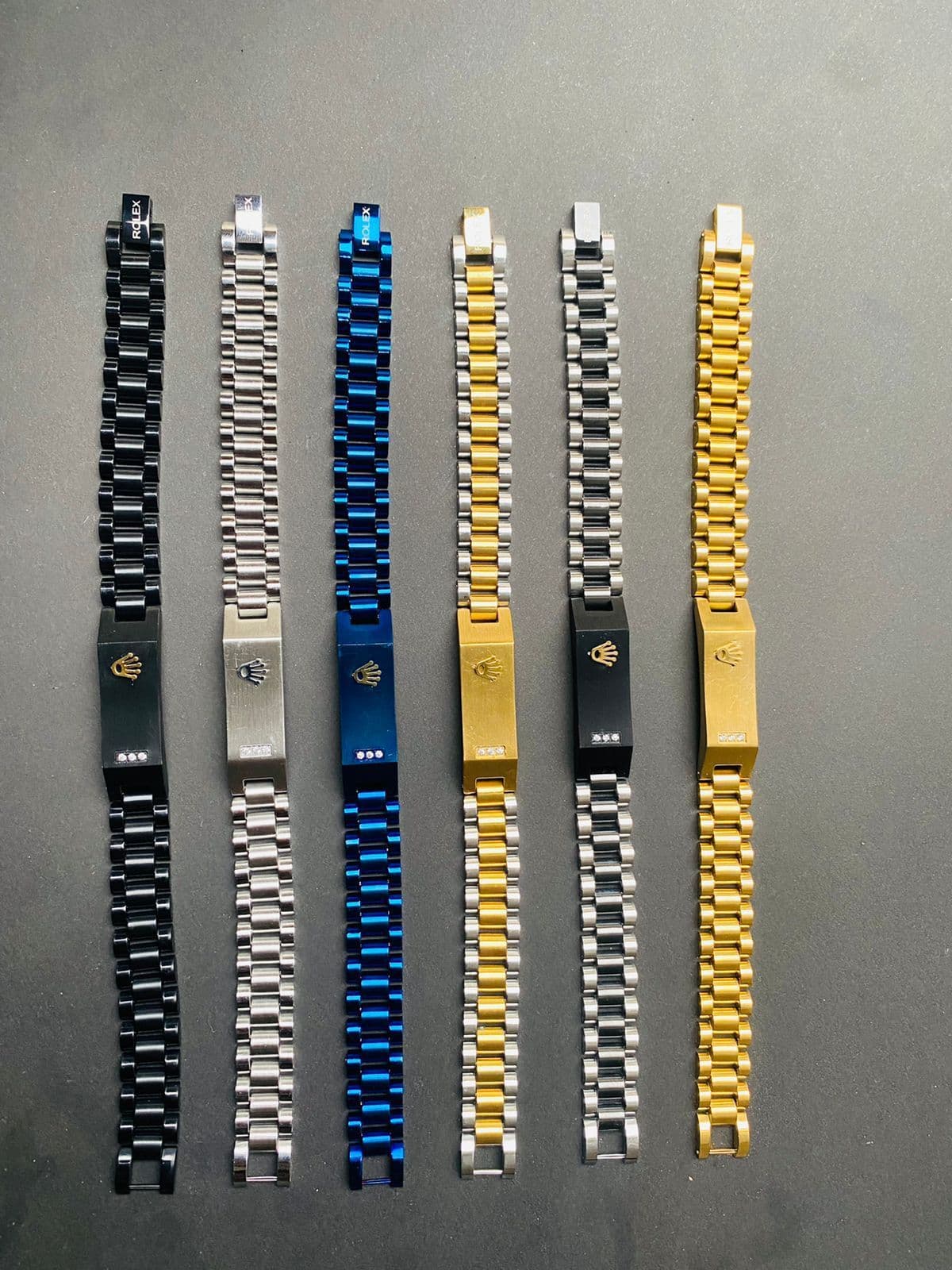 Golden Rolex bracelet view 4