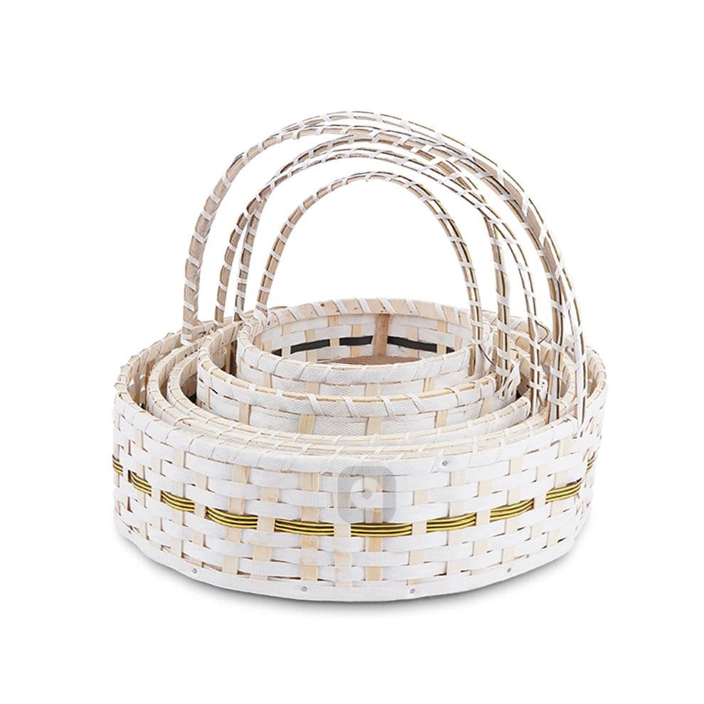 Cricle basket white